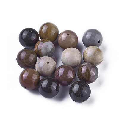 Natural Imperial Jasper Beads G-G790-16-1