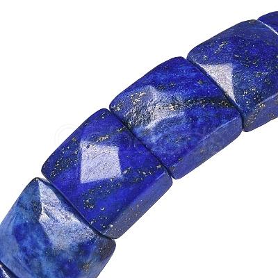 Natural Lapis Lazuli Stretch Bracelets BJEW-F406-B05-1-1