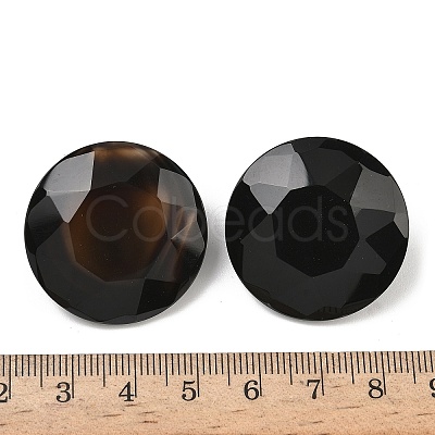Natural Black Onyx(Dyed & Heated) Cabochons G-D350-01A-1