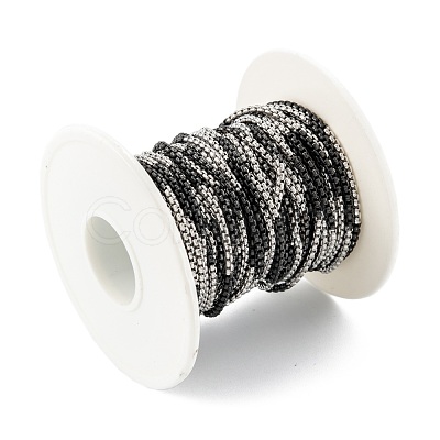 Ion Plating(IP) 304 Stainless Steel Box Chains STAS-B001-27A-B-1