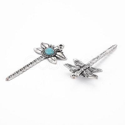 Tibetan Style Alloy Big Pendants PALLOY-S120-297AS-RS-1