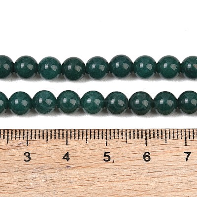Dyed Natural White Jade Beads Strands GG-CBAD029-A06-6mm-1