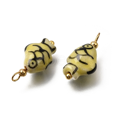 Handmade Porcelain Pendants PR-CBA0027-06G-1