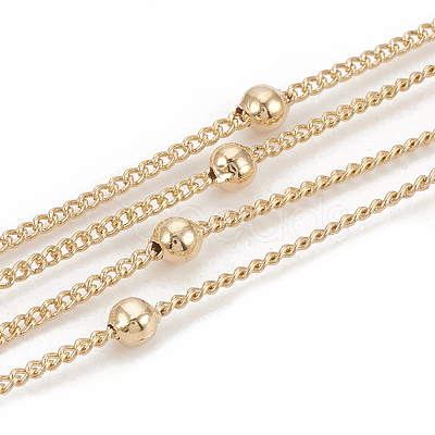 3.28 Feet Soldered Brass Curb Chains X-CHC-S003-05G-1