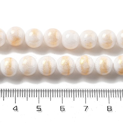 Natural Mashan Jade Beads Strands G-A255-A01-01H-1