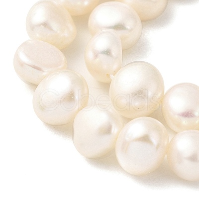 Natural Cultured Freshwater Pearl Beads Strands PEAR-A006-09G-1