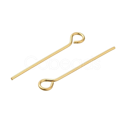 Brass Eye Pins KK-H502-02C-G-1