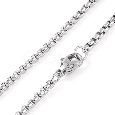 Poker 201 Stainless Steel Pendant Necklaces NJEW-F320-03P-01-1