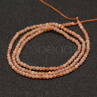 Natural Sunstone Beads Strands X-G-K182-2mm-13-1