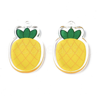Translucent Acrylic Pendants TACR-N013-015-1