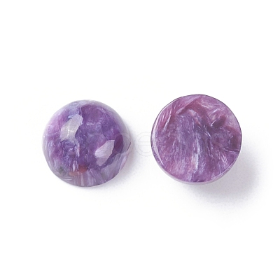 Natural Charoite Cabochons G-E557-08A-1