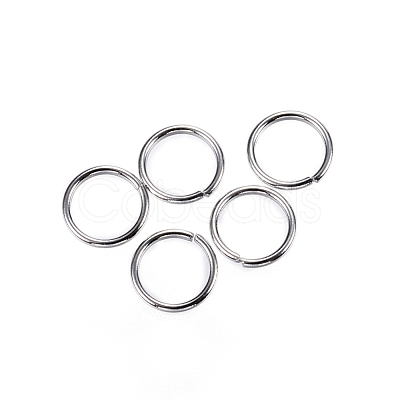 Tarnish Resistant 304 Stainless Steel Open Jump Rings A-STAS-D448-096P-6mm-1