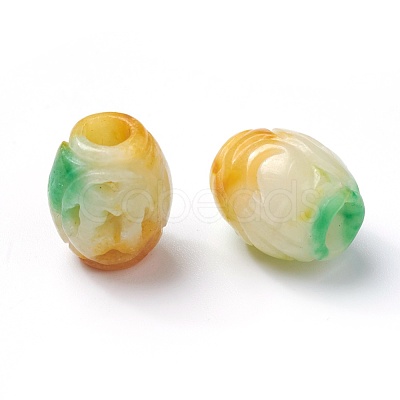 Natural Myanmar Jade/Burmese Jade Beads G-L495-07A-1