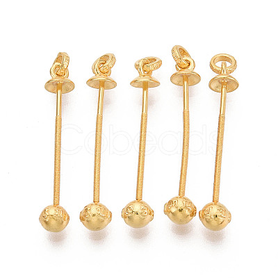 925 Sterling Silver Bead Cap Bails STER-T008-79S-1