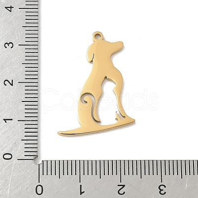 304 Stainless Steel Pendants STAS-F326-09G-1
