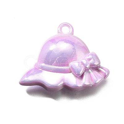 UV Plating Acrylic Pendants OACR-S043-09B-1