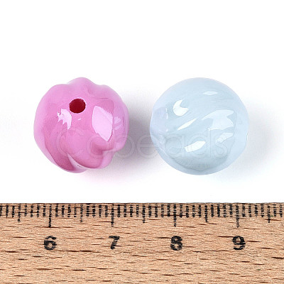 Opaque Acrylic Beads SACR-T020-03M-1