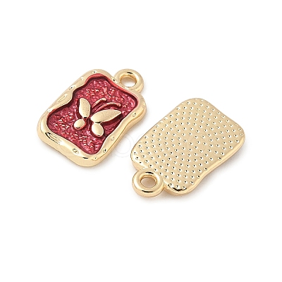 Alloy Enamel Charms PALLOY-F316-06G-1