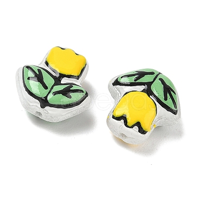 Transparent Glass Enamel Beads LAMP-C023-01C-1