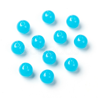Fluorescent Acrylic Beads X-MACR-R517-8mm-10-1