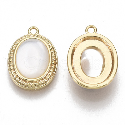 Natural Shell Pendants KK-S356-095-NF-1