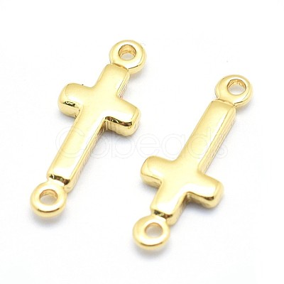 Brass Links Connectors KK-J279-40G-NR-1