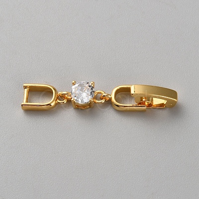 Brass Watch Band Clasps KK-WH0056-90G-1