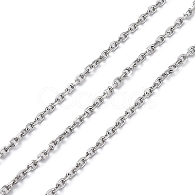 304 Stainless Steel Cable Chains CHS-M009-12P-06-1