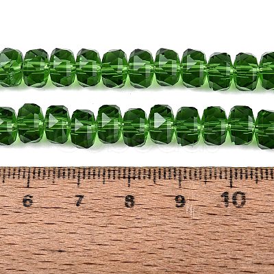 Transparent Glass Beads Strands GLAA-Q114-01A-A12-1