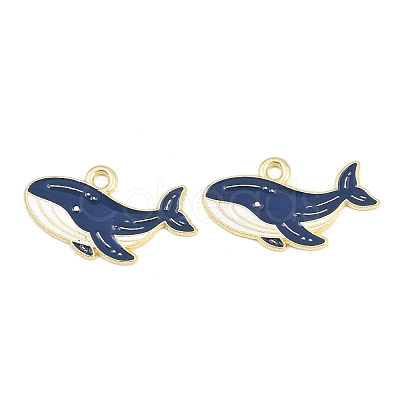 Ocean Alloy Enamel Pendants FIND-E057-02F-1