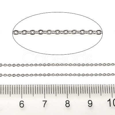 Rack Plating Brass Cable Chains CHC-M001-02-P-1