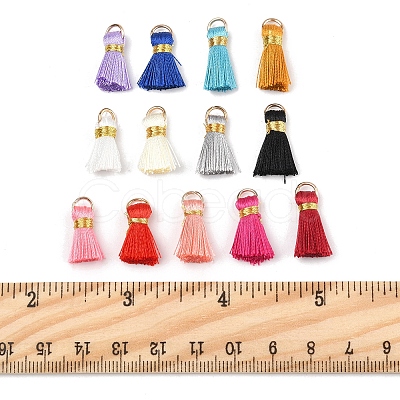 20Pcs Handmade Polycotton(Polyester Cotton) Tassel Decorations FIND-FS0003-27D-1