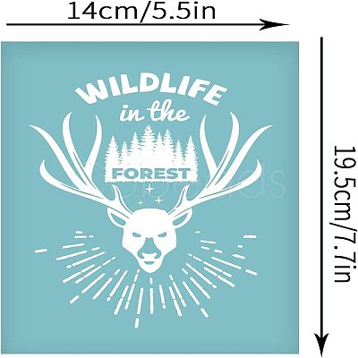 Self-Adhesive Silk Screen Printing Stencil DIY-WH0173-001-1