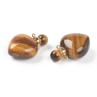 Natural Tiger Eye Pendants G-H252-C05-1