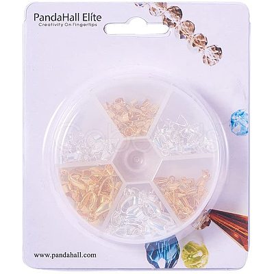 Brass Ice Pick Pinch Bails KK-PH0034-03-1