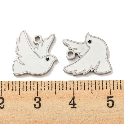 316 Surgical Stainless Steel Charms STAS-G325-06P-1