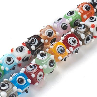 Handmade Bumpy Lampwork Beads Strands LAMP-G142-03A-1