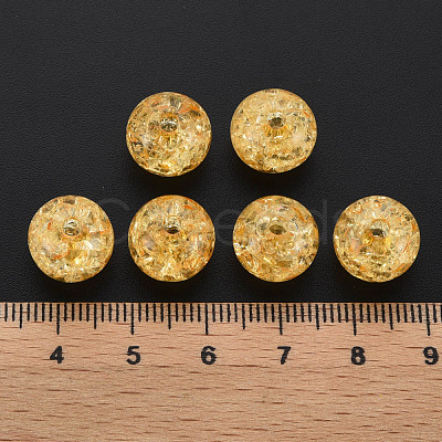 Transparent Crackle Acrylic Beads MACR-S373-66A-N13-1