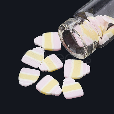 Handmade Polymer Clay Cabochons X-MRMJ-N032-38-1