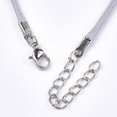 Waxed Cord Necklace Making NCOR-T001-81-1