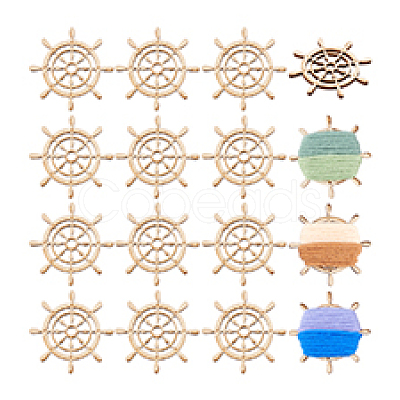 20Pcs Wood Thread Winding Boards FIND-PH0023-31B-1