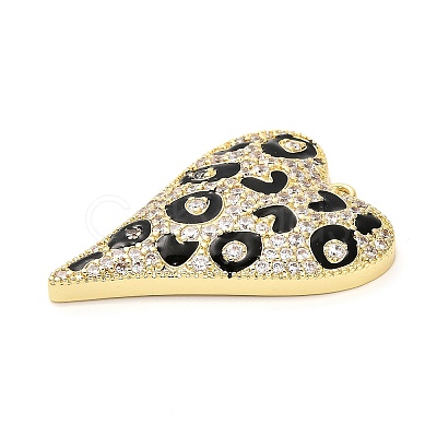 Brass Micro Pave Cubic Zirconia Pendants KK-L229-077B-G-1