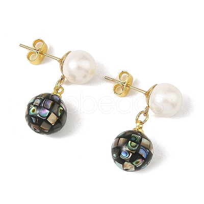 304 Stainless Steel Stud Earrings EJEW-JE07438-01-1