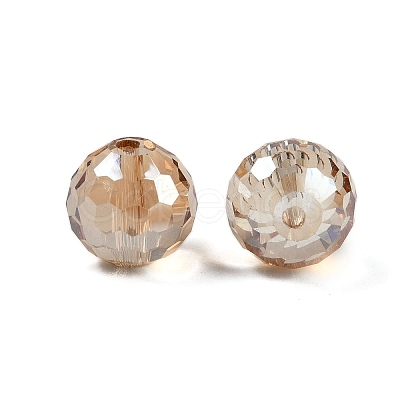 Transparent Electroplate Glass Beads EGLA-N002-31-G09-1