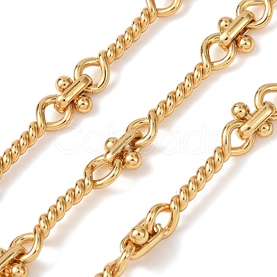 304 Stainless Steel Twist Link Chains CHS-A021-03G-1