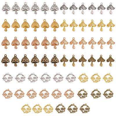72pcs 12 Styles Alloy Pendants DIY-CA0006-55-1