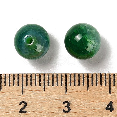 Natural Green Dragon Veins Agate Beads G-K349-02A-1