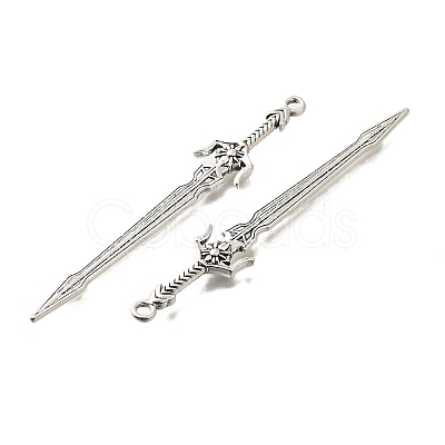 Tibetan Style Alloy Big Pendants FIND-G078-32C-AS-1