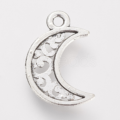 Tibetan Style Alloy Pendants X-TIBE-S306-05AS-RS-1