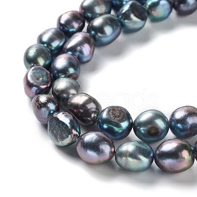 Natural Cultured Freshwater Pearl Beads Strands PEAR-Z002-24-1